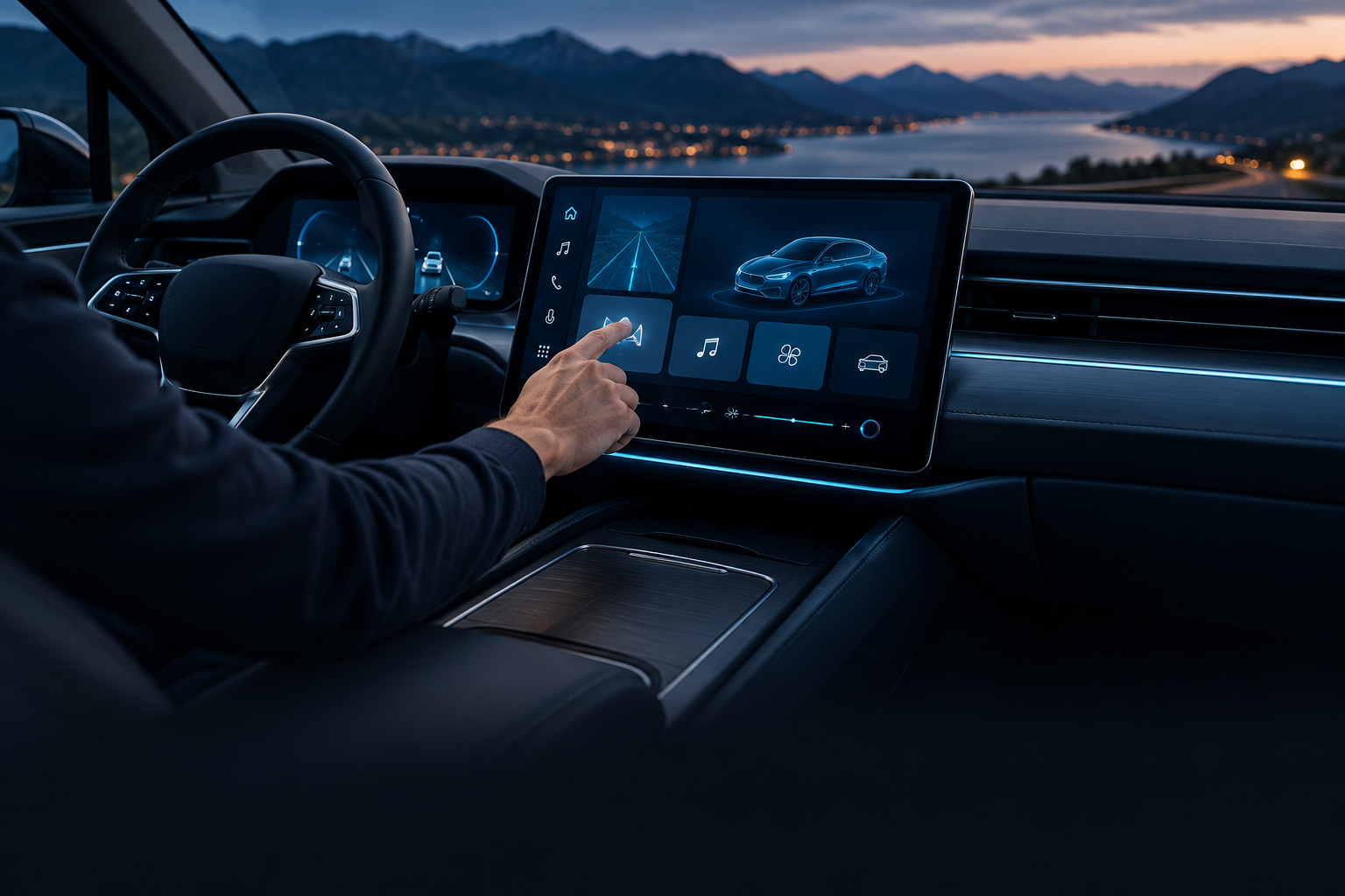 NOAH intelligent vehicle display concept